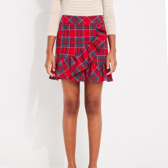 ✨NWT✨Vineyard Vines Nantucket Tartan Ruffle Skirt - Picture 3 of 6